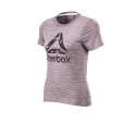 Reebok Training Remera Reebok Te Marble Logo Mujer Violeta