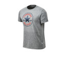Converse Moda Remera Converse Patch Gris