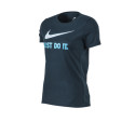 Nike Urban Remera Nike Crew Just Do It Mujer Azul