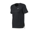 Nike Running Remera Nike Tailwind Top Mujer Negra