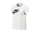 Nike Moda Remera Nike Essential Icon Futura Mujer Blanca