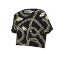 Nike Urban Remera Nike Glam Dunk Crop Mujer Negra