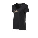 Nike Urban Remera Nike Glitter 1 Mujer Negra