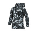 Nike Urban Remera Con Capucha Nike Manga Larga Camo Nia Negra