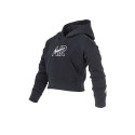 Nike Moda Buzo Corto Con Capucha Nike Air Nia Negro