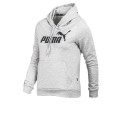 Puma Moda Buzo Puma Essentials Logo Mujer Gris