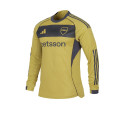 Camiseta De Boca Manga Larga Adidas Alternativa Authentic Dorada