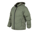 Flash Moda Campera De Abrigo Con Capucha Flash Reversible 20 Verde