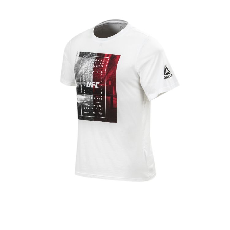 Camiseta reebok online ufc hombre plata