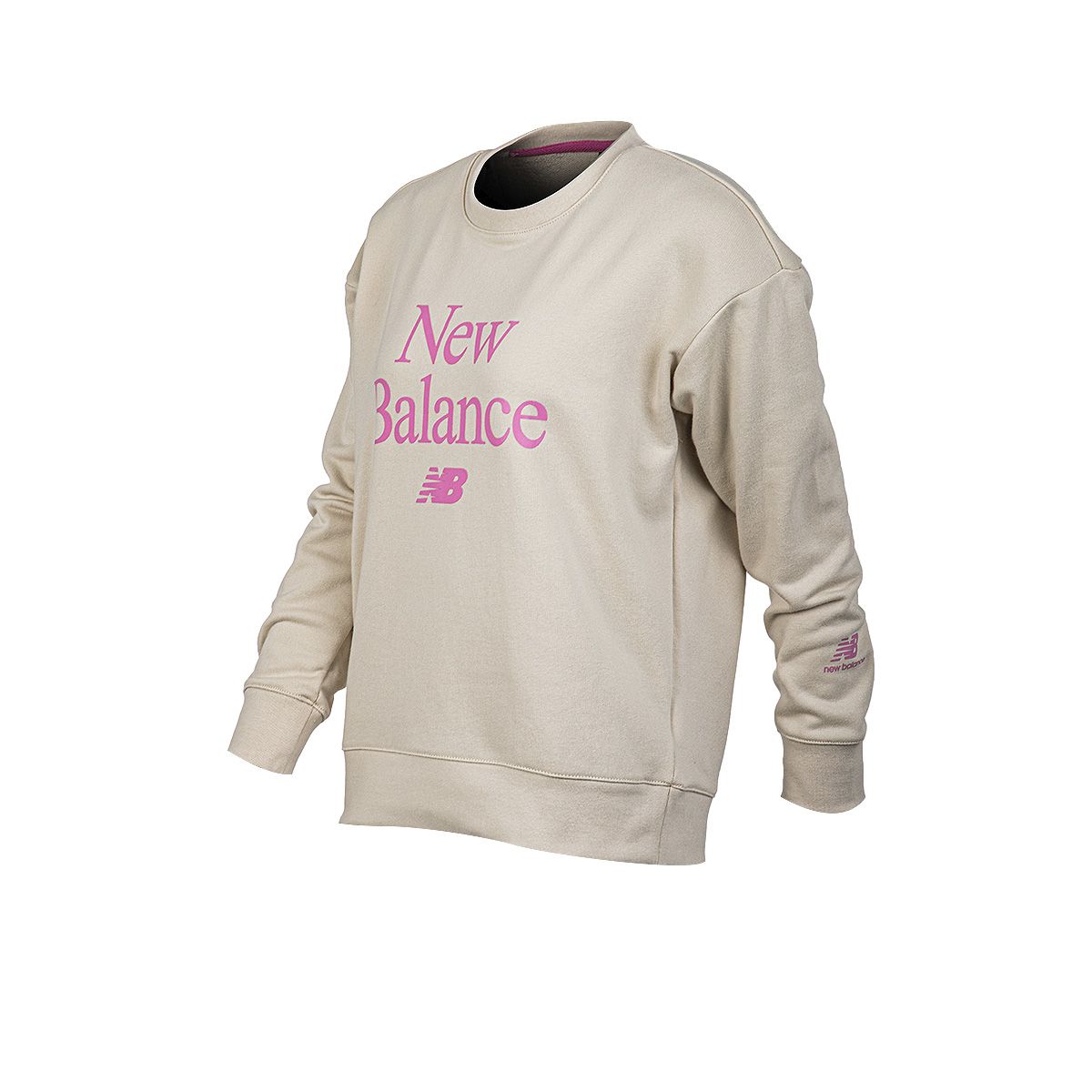 Buzo New Balance Essentials Mujer Beige