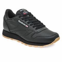 Zapatilla Reebok Classic Leather Negra | Solo Deportes | Solo Urbano