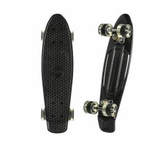 Atletic Skate Mini Longboard Gold Diseño Negro