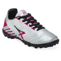 Botines De Futbol Athix Kick TF Unisex Plata