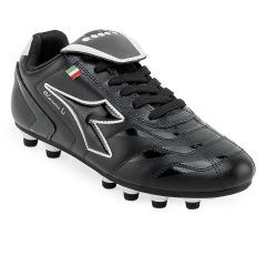 Botines De Futbol Diadora Clasico FG Cuero Negro