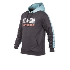 Converse Moda Buzo Con Capucha Converse All Star Backran Gris