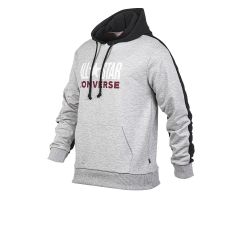 Converse Moda Buzo Con Capucha Converse All Star Backran Gris
