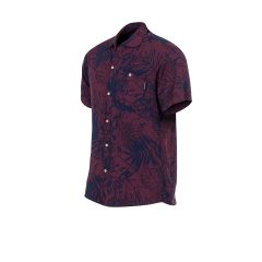 Hang Loose Moda Camisa Hang Loose Leaf Bordo