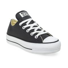 Converse Moda Zapatilla Converse Chuck Taylor All Star Lift Clean Ox Mujer Negra