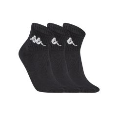 Medias Caña Baja Pack X3 Kappa Negra
