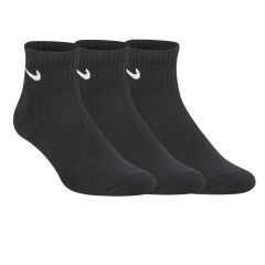 Medias Caña Baja Pack X3 Nike Everyday Crush Negra