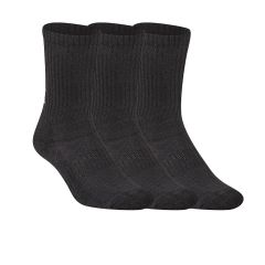 Under Armour Entrenamiento Medias Caña Alta Pack X3 Under Armour Core Cotton Crew Negra