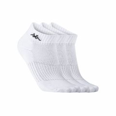 Kappa Moda Medias Caña Baja Pack X3 Kappa Blanca