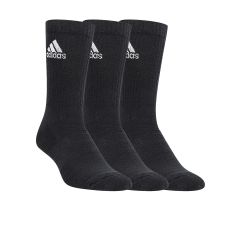Medias Con Caña Adidas Pack X3 Adidas Unisex Negra