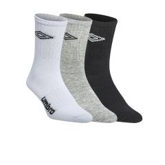 Medias Con Caña Pack X3 Umbro Basic
