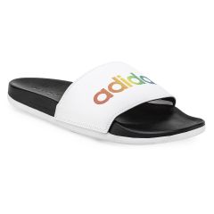 Adidas Moda Ojotas Adidas Adilette Comfort Unisex Blanca