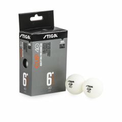 Stiga Ping Pong Pelota Ping Pong X6 Stiga Cup 40 Blanca 