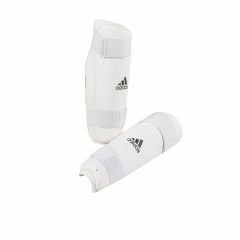 Protector Tibial De Karate Adidas PU Blanco
