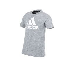Adidas Moda Remera Adidas Essentials Big Logo Niño Niña Gris
