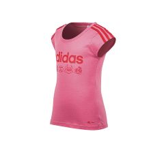 Adidas Moda Remera Adidas X Disney Pixar Monsters Inc Niña Rosa