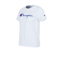 Champion Moda Remera Champion Logo Mujer Blanca