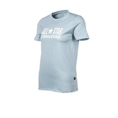 Converse Moda Remera Converse All Star Classic Mujer Celeste