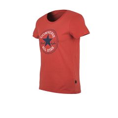 Converse Moda Remera Converse Patch Mujer Terracota