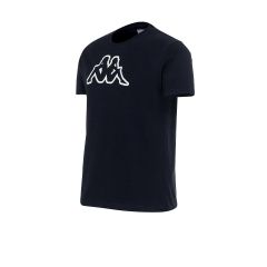 Kappa Moda Remera Kappa Logo Syaro Negra