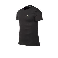 Lacoste Moda Remera Lacoste Lisa Negra