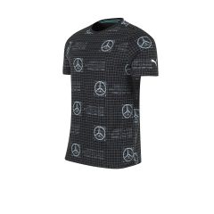 Puma Motorsport Remera Puma Mercedes AMG Petronas Formula 1 Logo Negra