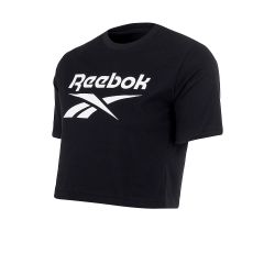 Reebok Entrenamiento Remera Reebok Entrenamiento Crop Mujer Negra
