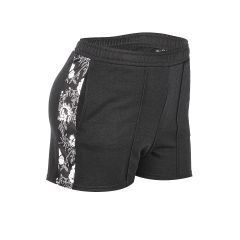 Converse Moda Short Converse Floral Mujer Negro