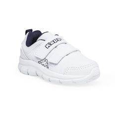 Kappa Moda Zapatillas Kappa Logo Colegial Velcro Niño Niña Blanca