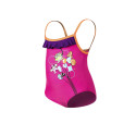 Arena Natacion Malla Enteriza Arena Rouche Bebe Rosa