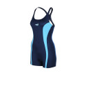 Speed Natacion Malla Enteriza Con Pierna Speed Mujer Azul