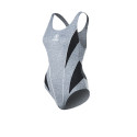 One Step Natacion Malla Enteriza One Step Recortes Mujer Gris