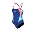 Speed Natacion Malla Enteriza Speed Con Recorte Mujer Azul