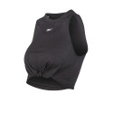 Reebok Moda Musculosa Corta Reebok Studio Gathered Solid Mujer Negra