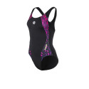One Step Natacion Malla Enteriza One Step Competicion Contracolor Mujer Negra