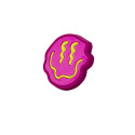 Crocs Moda Pin Crocs Jibbitz Reflective Smile Rosa