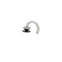 Crocs Moda Pin Crocs Jibbitz Silver Piercing Plata